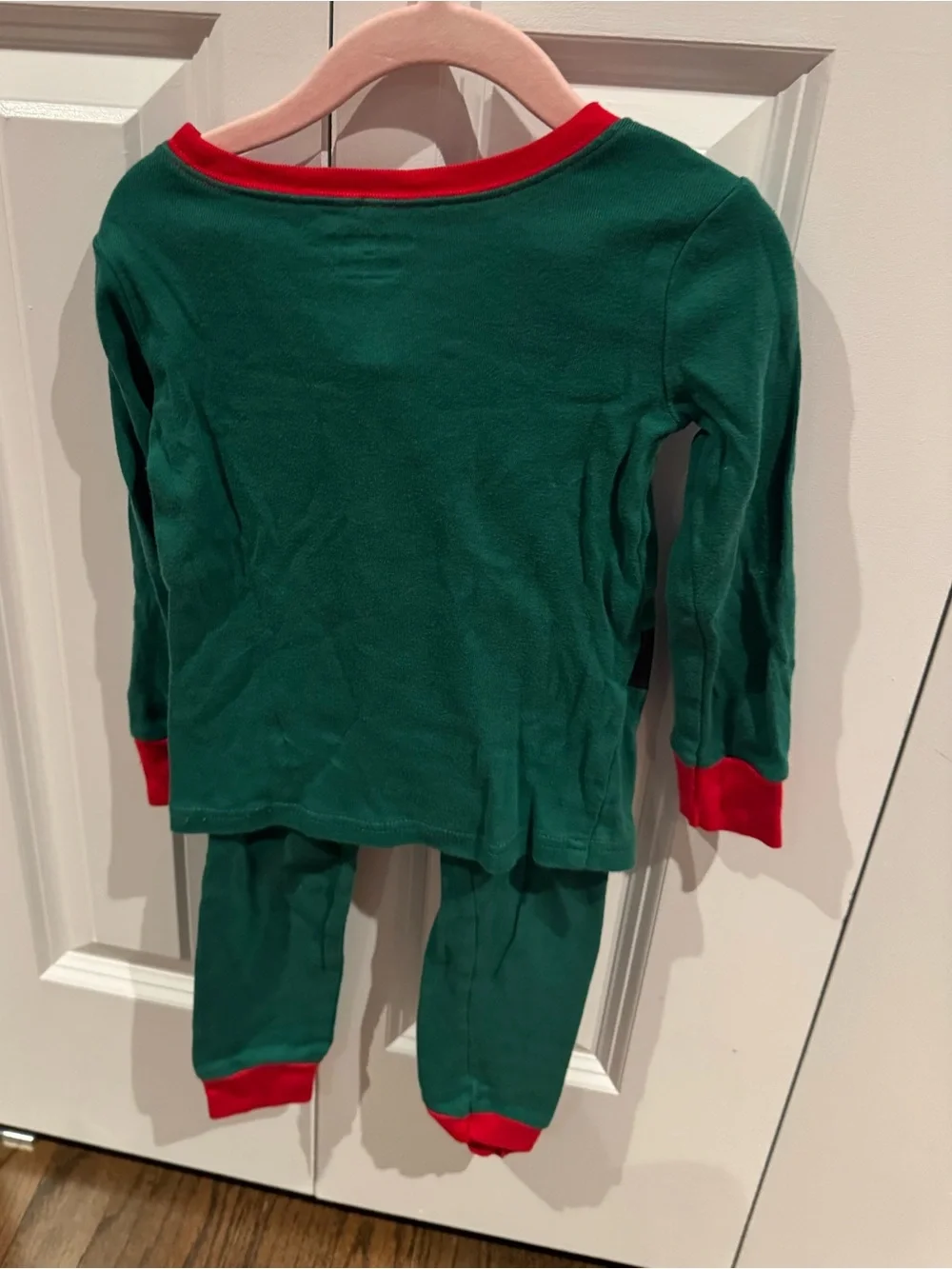 Old Navy Holiday Merry Christmas PJ Set Pajamas Elf Toddler Santa’s Helper X-Mas